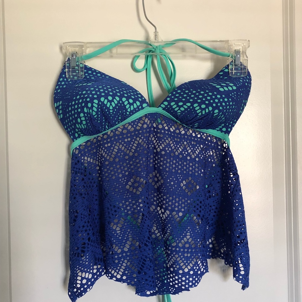 Teal & Blue Tankini
